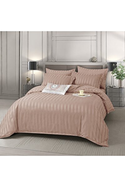 CHIRASO DAMASK Bed Linen Set, 6 pieces Stretchy Sheet 180x200, Duvet Cover 22...