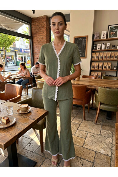 Caelia Atelier Fisto Detaylı Pantolon Bluz Takım