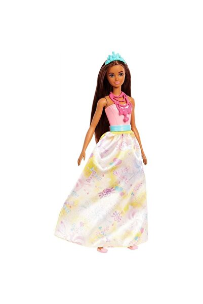 Barbie Papusa Dreamtopia, Printesa Bomboanelor cu parul brunet, 3 ani +