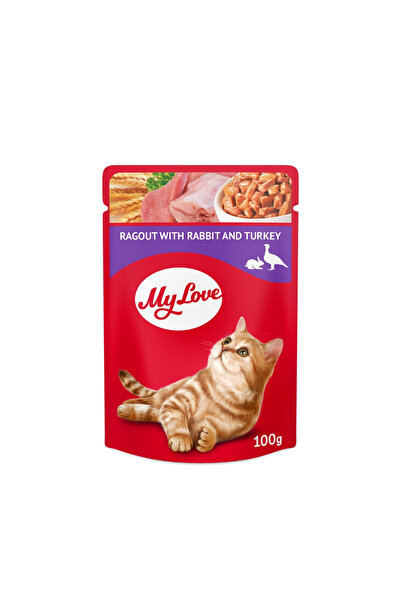 My love butik PLIC PISICI MY LOVE IEPURE SI CURCA IN SOS ADULT CAT 85GR
