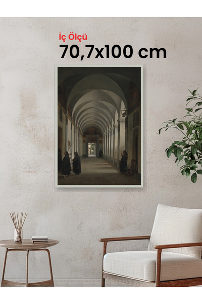 HARS Slim İnce Profil Gümüş Çerçeve 70,7 x 100 cm Şeffaf Korumalı PVC
