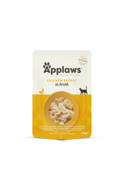 Applaws PLIC PISICA PUI IN BROTH 70GR