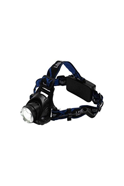 Home Lanterna frontală cu LED HLM 5R, 1000 lm, zoom, corp metalic, 2 x acumul...