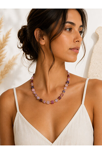 Dükkan Artı Quartz Necklace