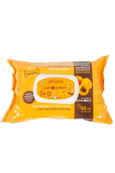 OEM SERVETELE UMEDE FARM COMPANY SALVIETTE ULEI CAISE SI PAPAYA DULCE 40BUC 3...