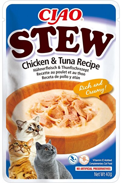 Ciao PLIC PISICA STEW PUI SI TON 40GR