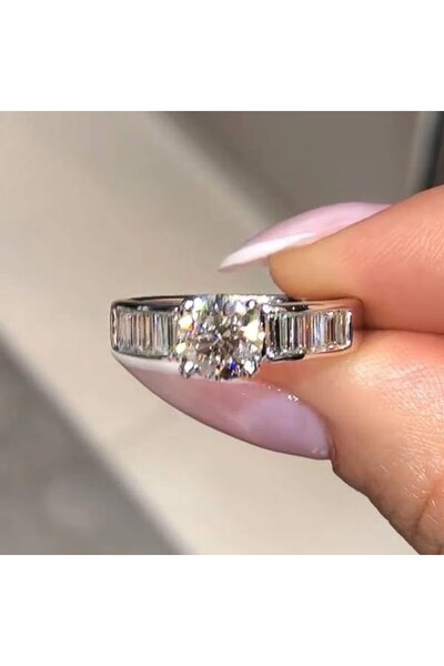 choice2 7 T0744 خواتم نسائية كلاسيكية من هويتان مرصعة بالزركونيا المكعبة الفا...