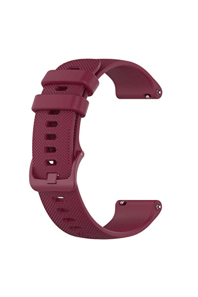 Techsuit Curea pentru Garmin Venu 2, Curea de ceas 22mm (W006), bordo - bordo