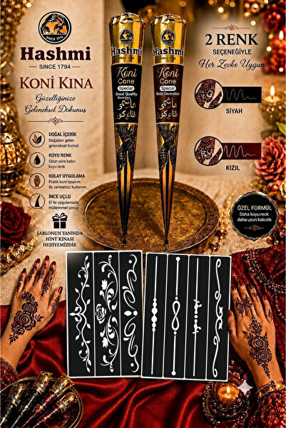 hennadibace Kına Kalıbı Deseni (GEÇİCİ DÖVME ŞABLONU) Koni külah Hint Kınası ...