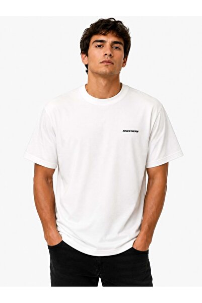 SKECHERS M Oversize Essential Crewneck Heavy T-Shirt S2620191 Men's T-Shirt W...