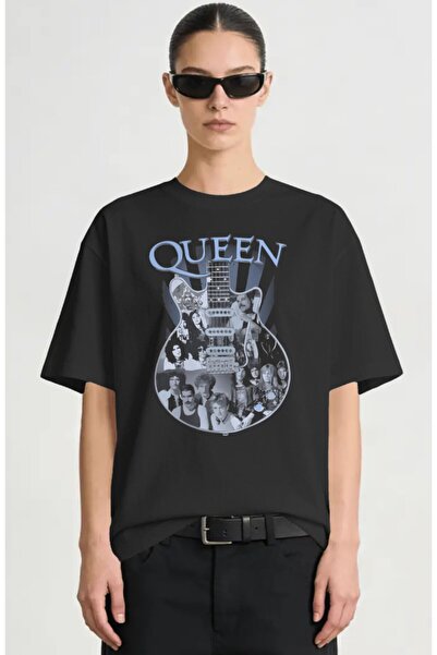 SEVBANO Queen Music Band Printed Unisex Oversize Premium T-Shirt