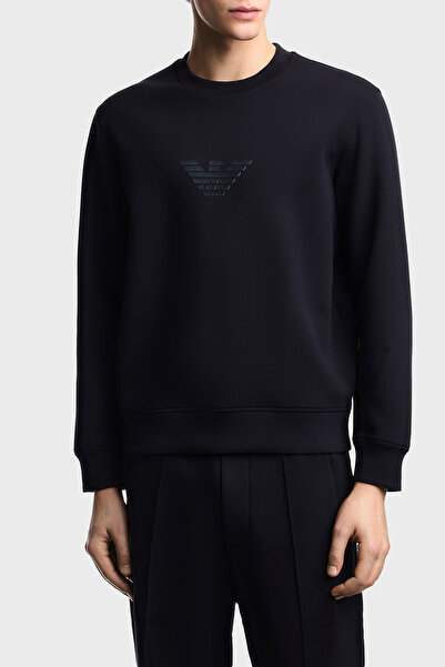 Emporio Armani Cotton Regular Fit Crew Neck Sweat Men's Sweat Em004541 Af1001...