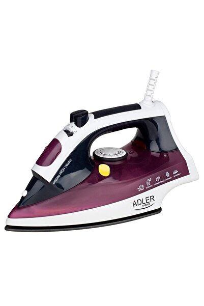 adler Fier de calcat cu aburi, 2200W, Talpa antiaderenta Inox, Rezervor de ap...
