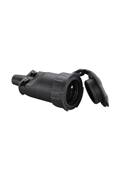 Strend Pro Cupla din cauciuc, cu capac, Strend Pro, IP65, Schuko, 16A, 250 V