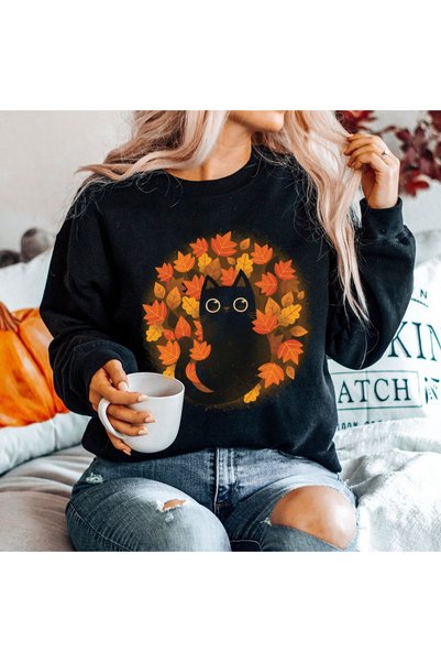 Orielle Bluză Oversize Pisică de Arțar