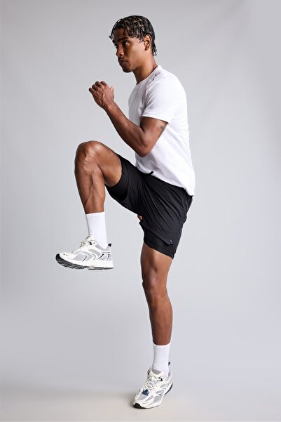 DeFacto Standard Fit Sports Shorts with Inner Tights H6174Ax26Au