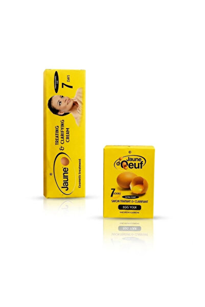 qatfah Egg Yolk Whitening Cream and Soap Skin Care Set