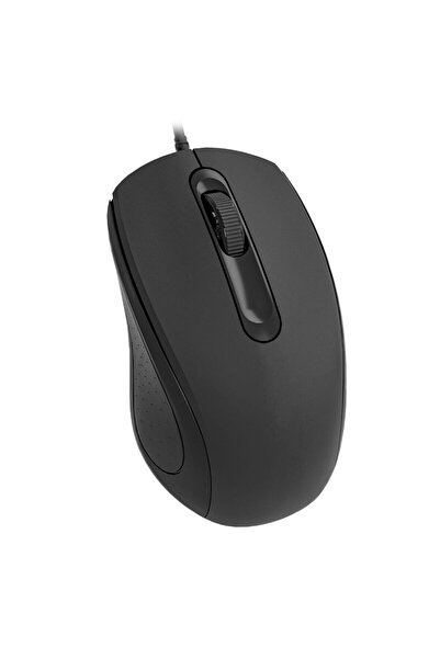 Omega Mouse cu fir, Omega, Rezolutie senzor 1200 dpi, negru, USB-C