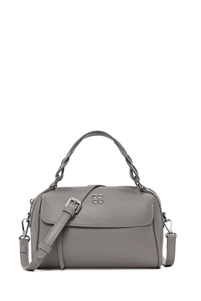 Derimod Women's Gray Long Strap Shoulder Bag Ab150009Sv