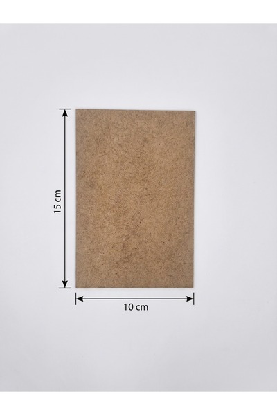 Mu Art Ahşap 10 Adet 10 x 15 cm Ebadında 3mm MDF Boyanabilir