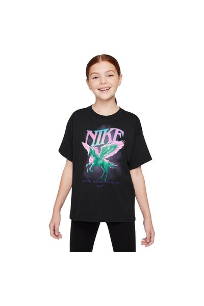 Nike Παιδικό αθλητικό μπλουζάκι  "Take Flight " Μ / 10-12 ετών