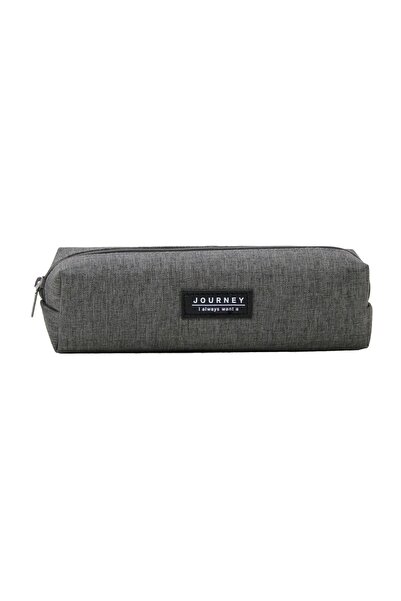 OEM Penar tub adolescenți pentru școală, negru, model tub, 19x5.5x5.5cm – com...