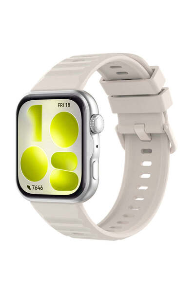 Techsuit Strap for Huawei Watch Fit 5 Pro, Watchband (W082), cream - cream