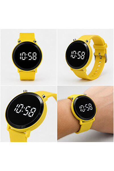 Rower Ceas unisex ST-303737, digital LED, cadran rotund 43 mm, curea din silicon
