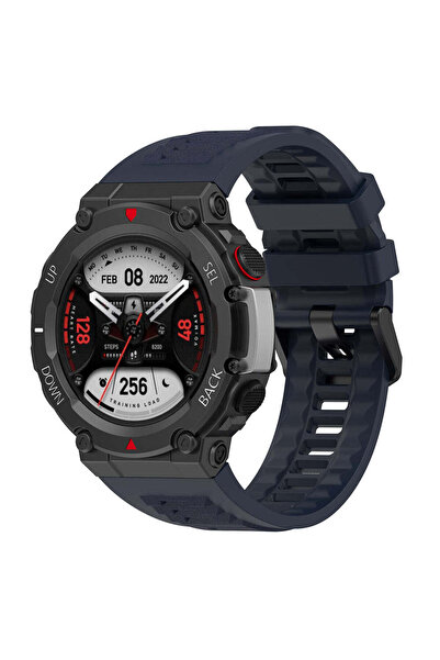 Techsuit Curea pentru Amazfit T-Rex 2, Curea de ceas (W067), albastru marin -...