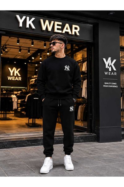 YK WEAR Σετ Φόρμας KING COMBINATION με ζώνη NY, μικτό σετ αθλητικών ρούχων