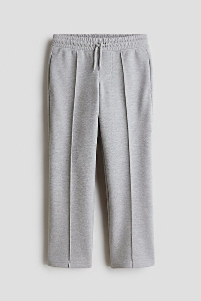 H&M Düz Paçalı Pike Jogger Pantolon