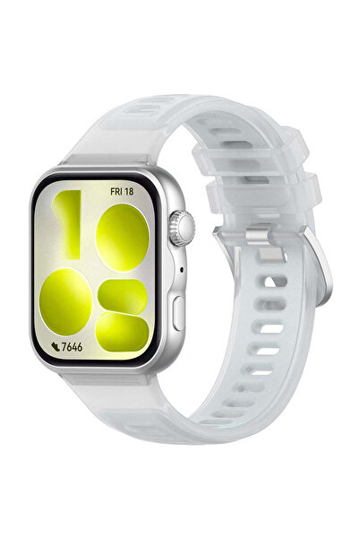 Techsuit Strap for Huawei Watch Fit 3, Watchband (W084), white - white