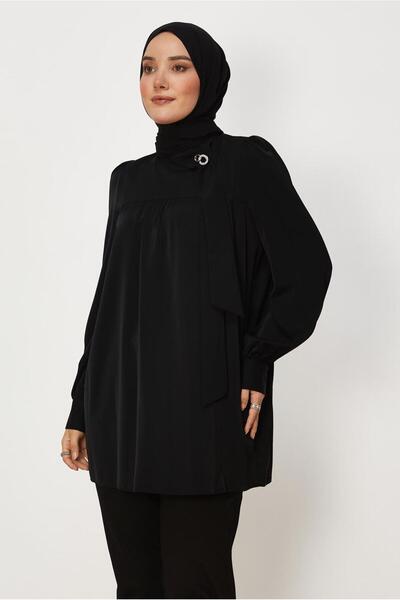 Alvina Tunic with Neck Tie Detail 46701