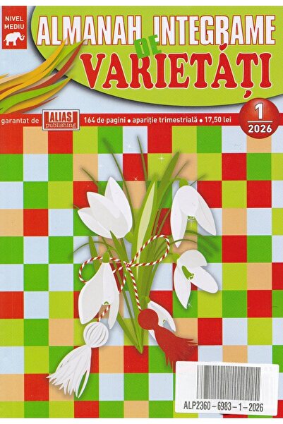 ALIAS PUBLISHING Almanah integrame de varietati Nr.1 din 2026