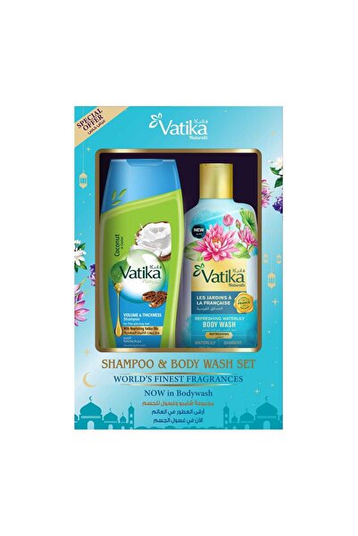 Vatika Volume & Thickness Shampoo 400 ml + Body Wash 250 ml