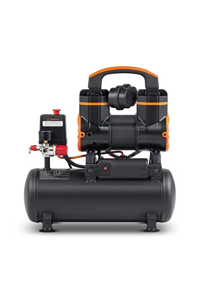 OMS Compresor fara ulei, ultra silentios 70 dB, 900W, 8 l, 63 l/min, 8 Bar, 2...