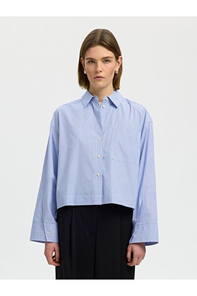 SELECTED Crop-Bluse