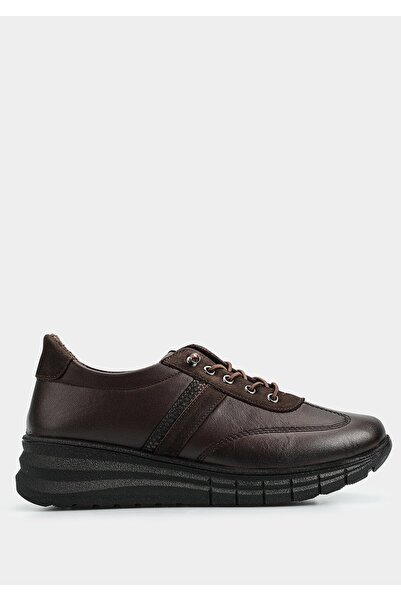 Eclipse Brown Leather Women's Shoes
