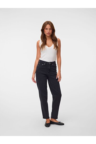 Vero Moda Mom Jeans VMTESSA-STRETCH Hohe Taille Hohe Taille Jeans