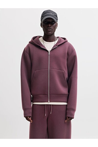 Jack & Jones Mikina s kapucí, jednobarevná
