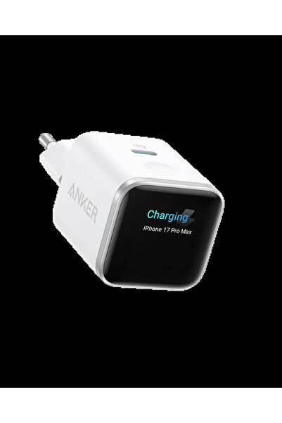 Anker Încărcător de perete pentru iPhone, Nano Smart Display, 45W, 1x USB-C, Alb