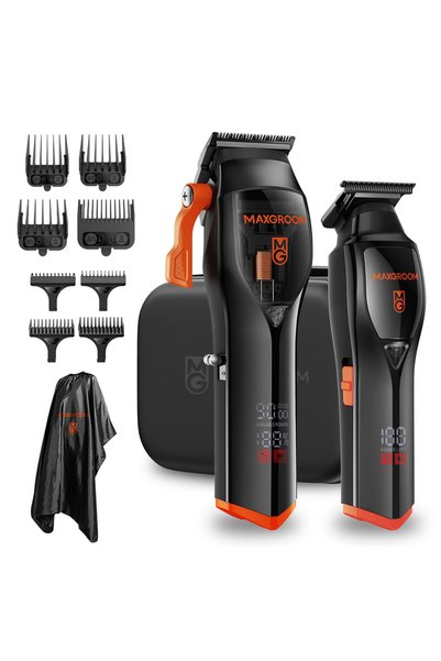 MAXGROOM WF-3908 2-σε-1 Κουρευτική Μηχανή & Τρίμερ Γενειάδας, USB-C, 100 λεπτ...