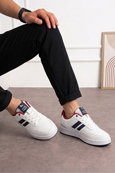 İmerShoes Günlük Erkek Sneaker Bağcıklı Oval Burun Dikiş Detay Tırtıklı Taban Bilek Destekli Spor Ayakkabı 351