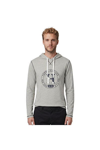 Tommy Hilfiger 09T4197-004 Erkek Sweatshirt Gri
