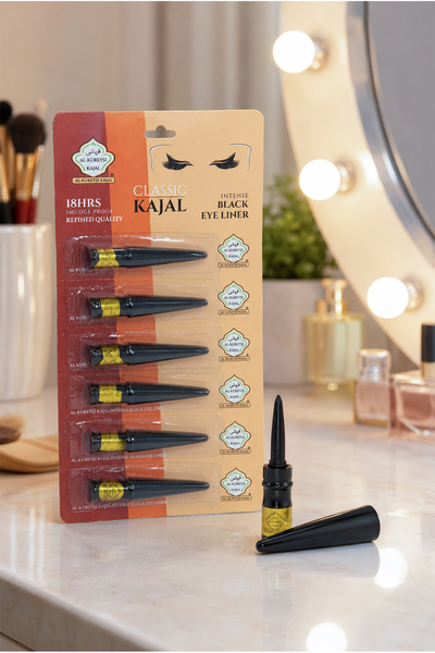 ihvan online Al-Kureyşi Intense Black Kajal Eyeliner Waterproof Set of 6