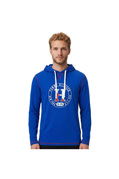 Tommy Hilfiger 09T4197-431 Erkek Sweatshirt Lacivert