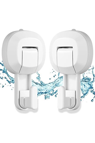 Arabest Heavy Duty Suction Cup Hooks,2pcs Waterproof Vacuum Wall Hooks for Ki...