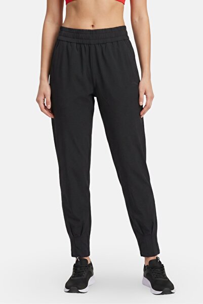 Anta Women Sportswear Fit Drawstring Training Track Pants, Black