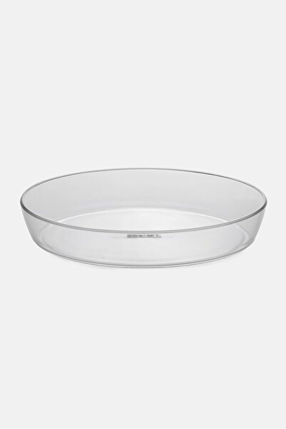 Baker's Secret Oval Glass Baking Dish With Handles, Transparent