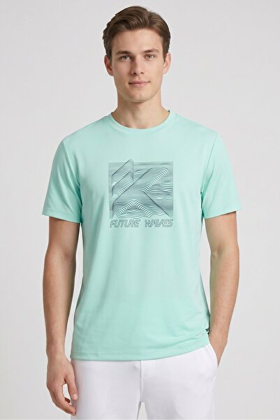 Anta Men Sportswear Fit Short Sleeve Outdoor T-Shirt, Green